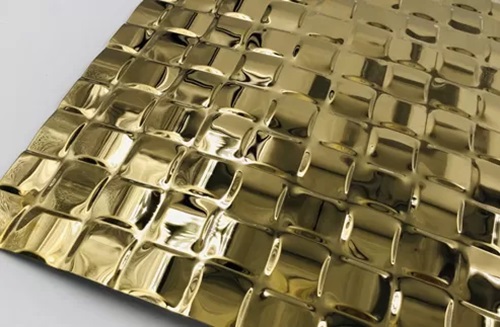 Tấm inox 3D hoa văn 